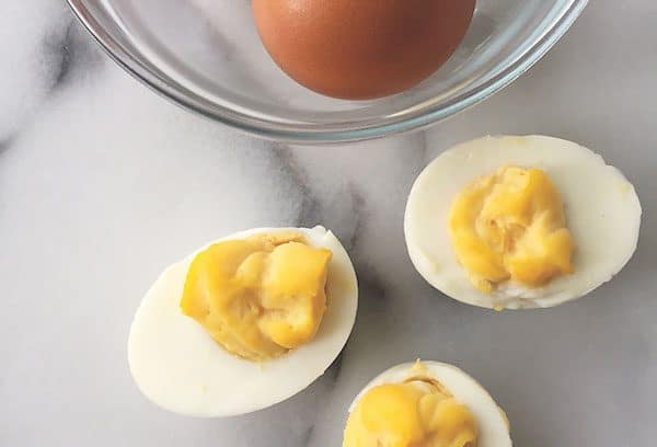 Dog-friendly deviled eggs by Samantha Meyers.