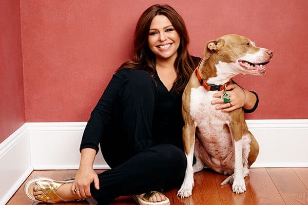 Rachael Ray and her dog, Isaboo.