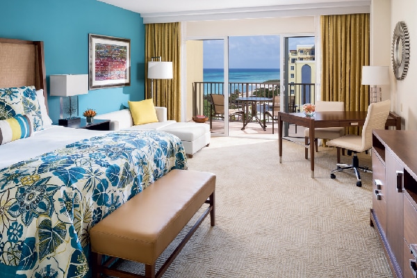 The rooms come with private balconies to enjoy the view.