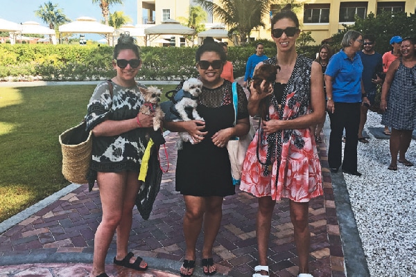I was lucky enough to stay at The Ritz-Carlton, Aruba, along with Instagram faves (left to right) Hilary Sloan & Ella Bean, Elle Drouin & Mochi plus Sigrid Neilson & Sprout.