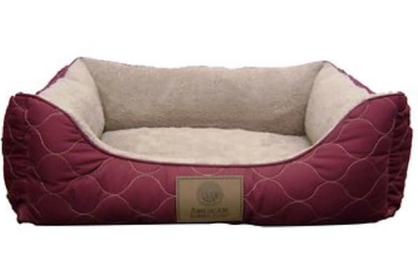 Orthopedic Circle Stitch Cuddler Pet Bed, Gray, American Kennel Club ($24.69). amazon.com