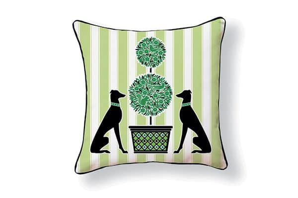 Naked Decor Garden Greyhound Pillow.