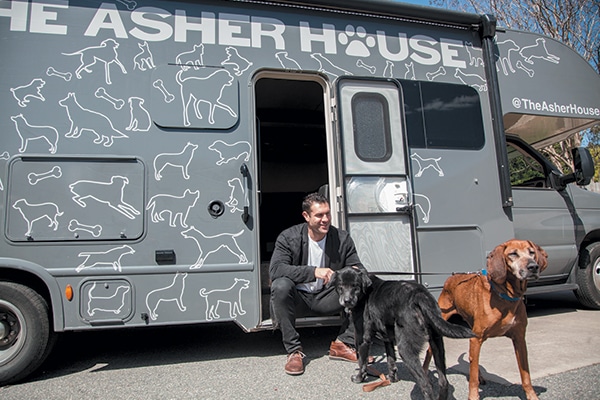 The Asher House has already helped get 71 dogs adopted as of May 2018. Photography by Luke Barton (@woofadventures1).