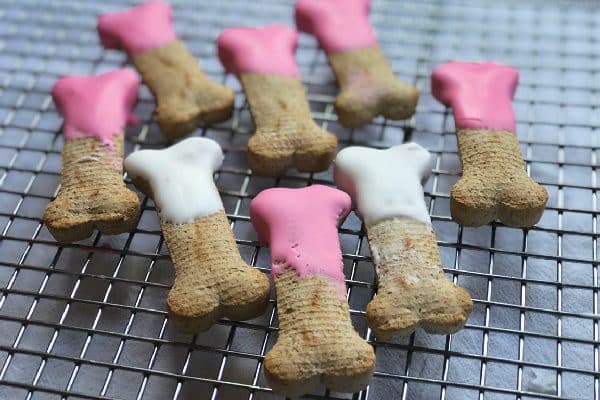 Valentine's Day dog treats.