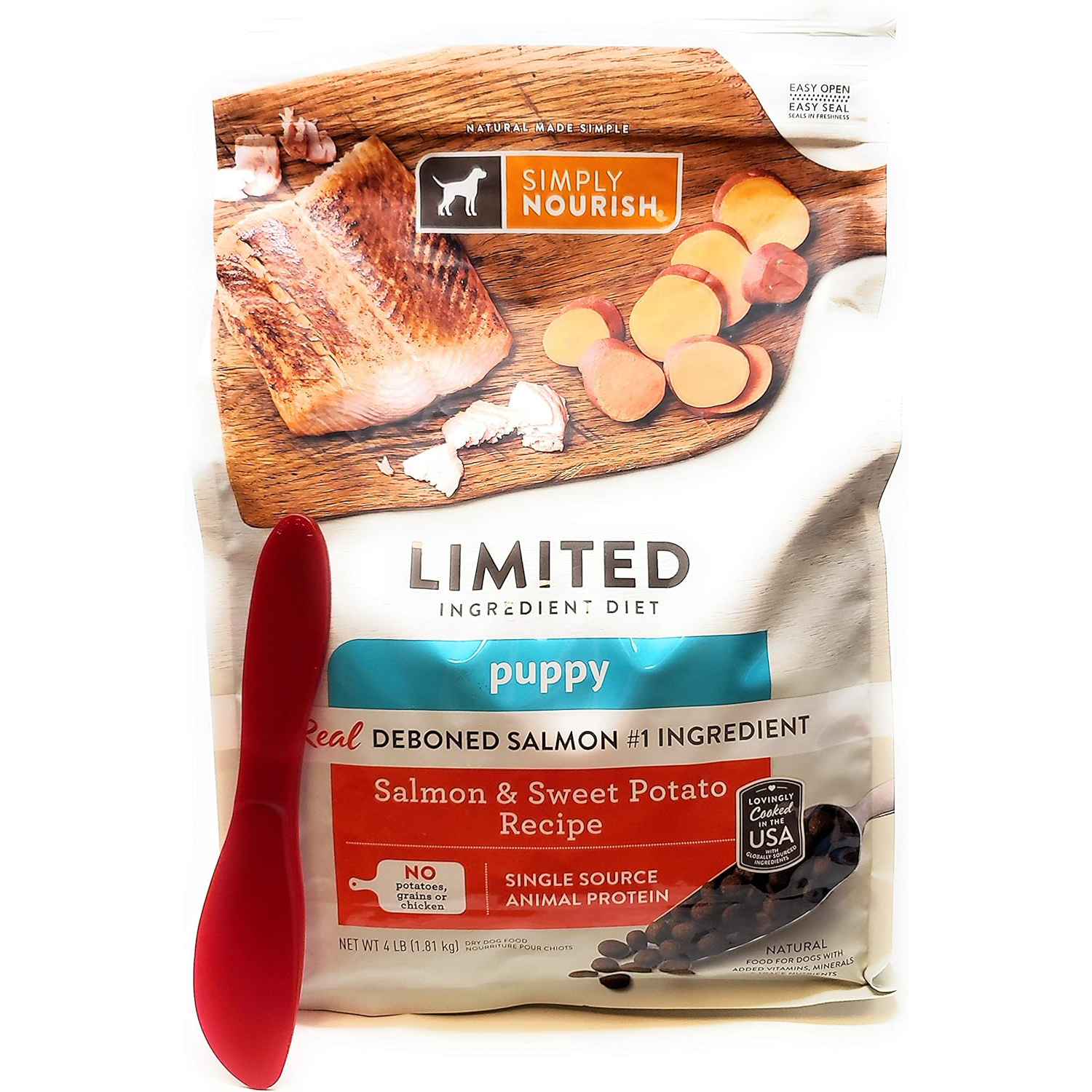 SIMPLY NOURISH Puppy Salmon and Sweet Potato Dry Dog Food 