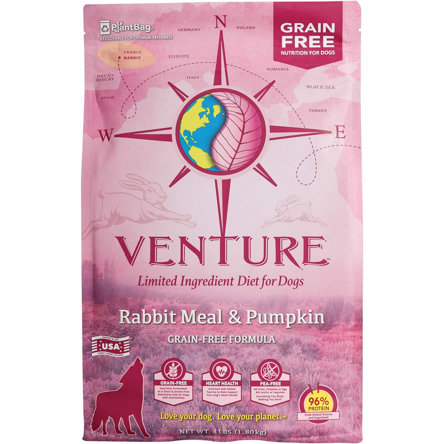 Venture Limited Ingredient Diet Grain Free Dry Dog Food 
