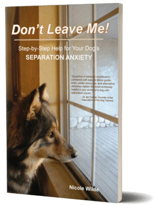 separation anxiety training book cover
