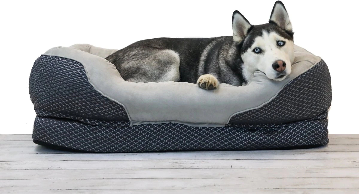 BarksBar Orthopedic Bolster Dog Bed