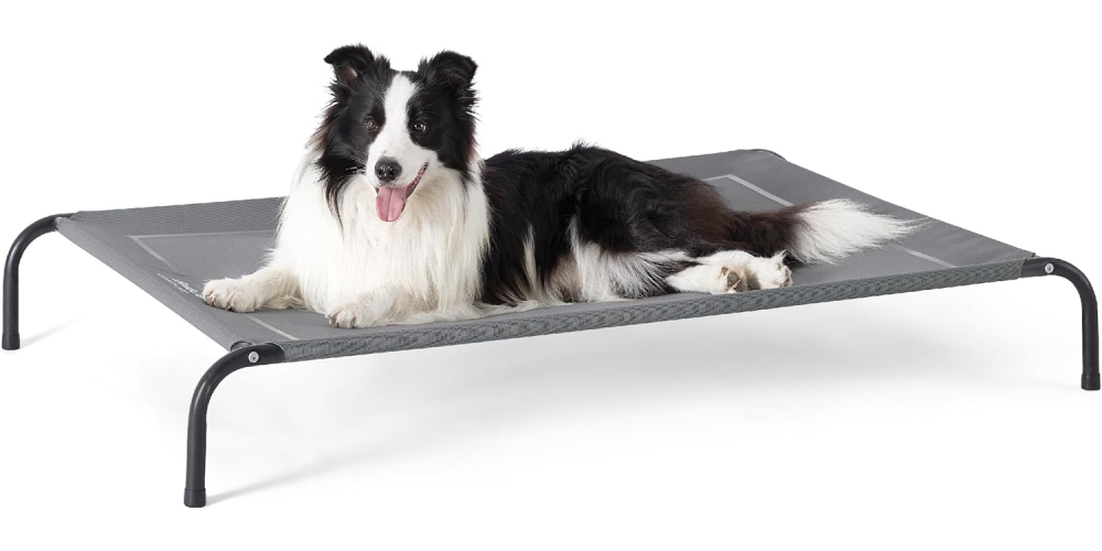 Bedsure Elevated Raised Cooling Cots Bed for Large Dogs 