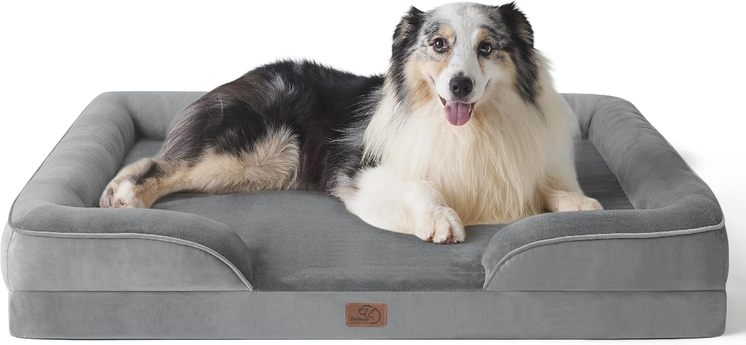 Bedsure Orthopedic Dog Bed with Removable Washable Cover