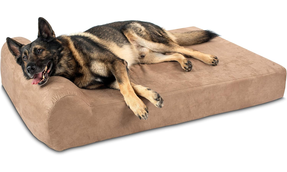 Big Barker Orthopedic Dog Bed w_Headrest 