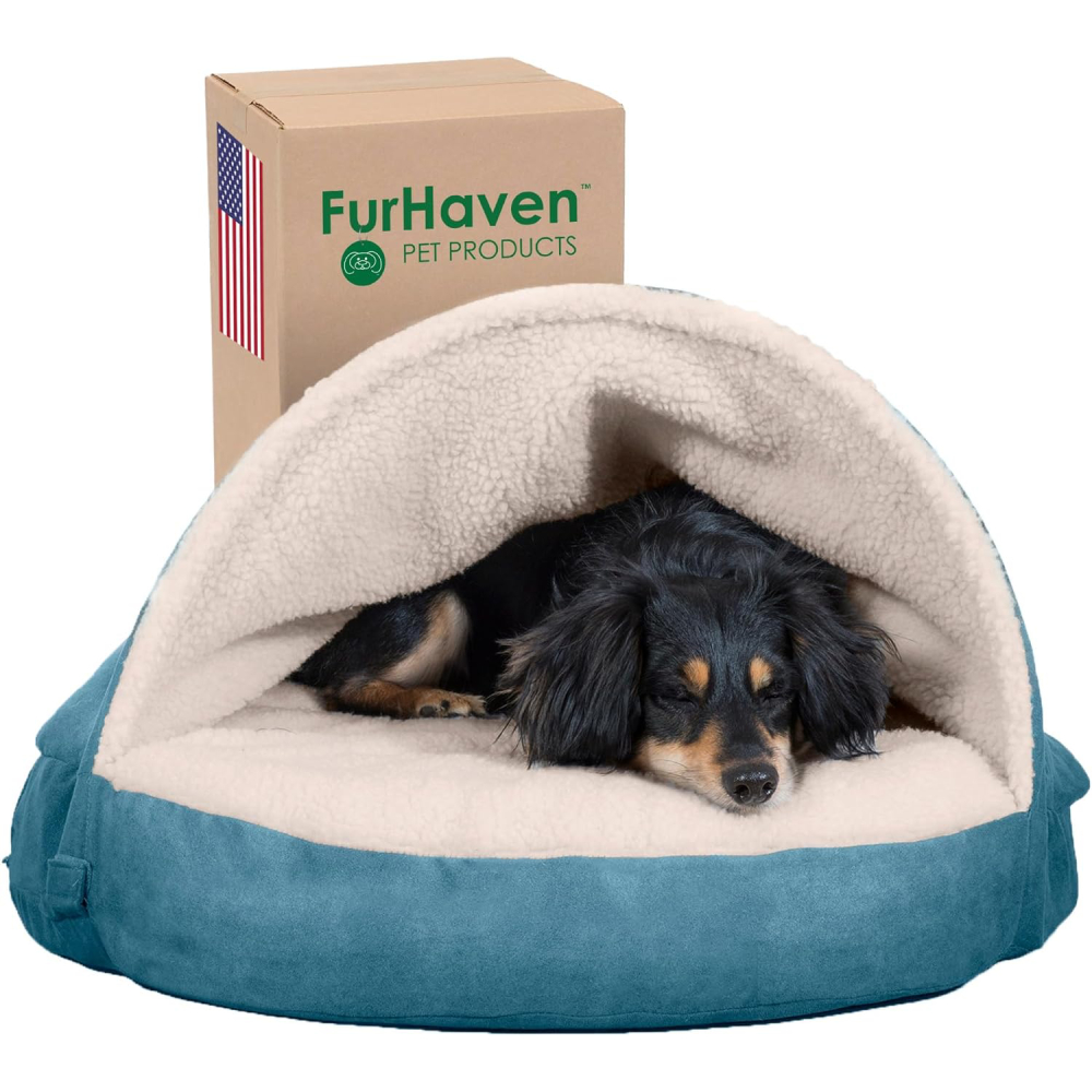 Furhaven 26in Round Cooling Gel Dog Bed 