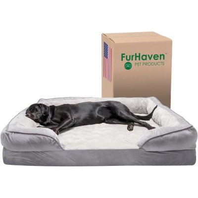 Furhaven Pet Plush Orthopedic Dog Bed