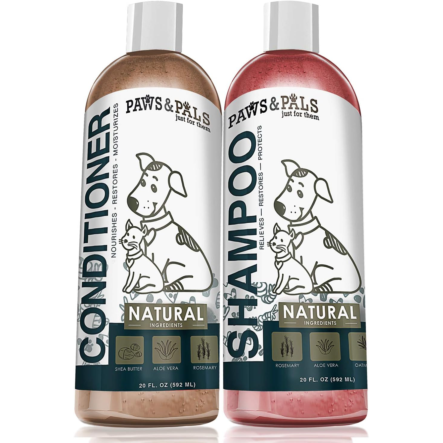 Paws & Pals Natural Oatmeal Dog Shampoo 