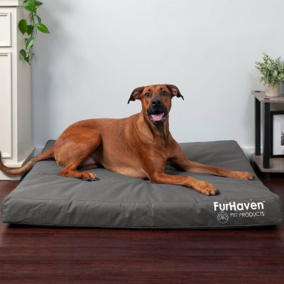 FurHaven Deluxe Orthopedic Outdoor Dog Bed