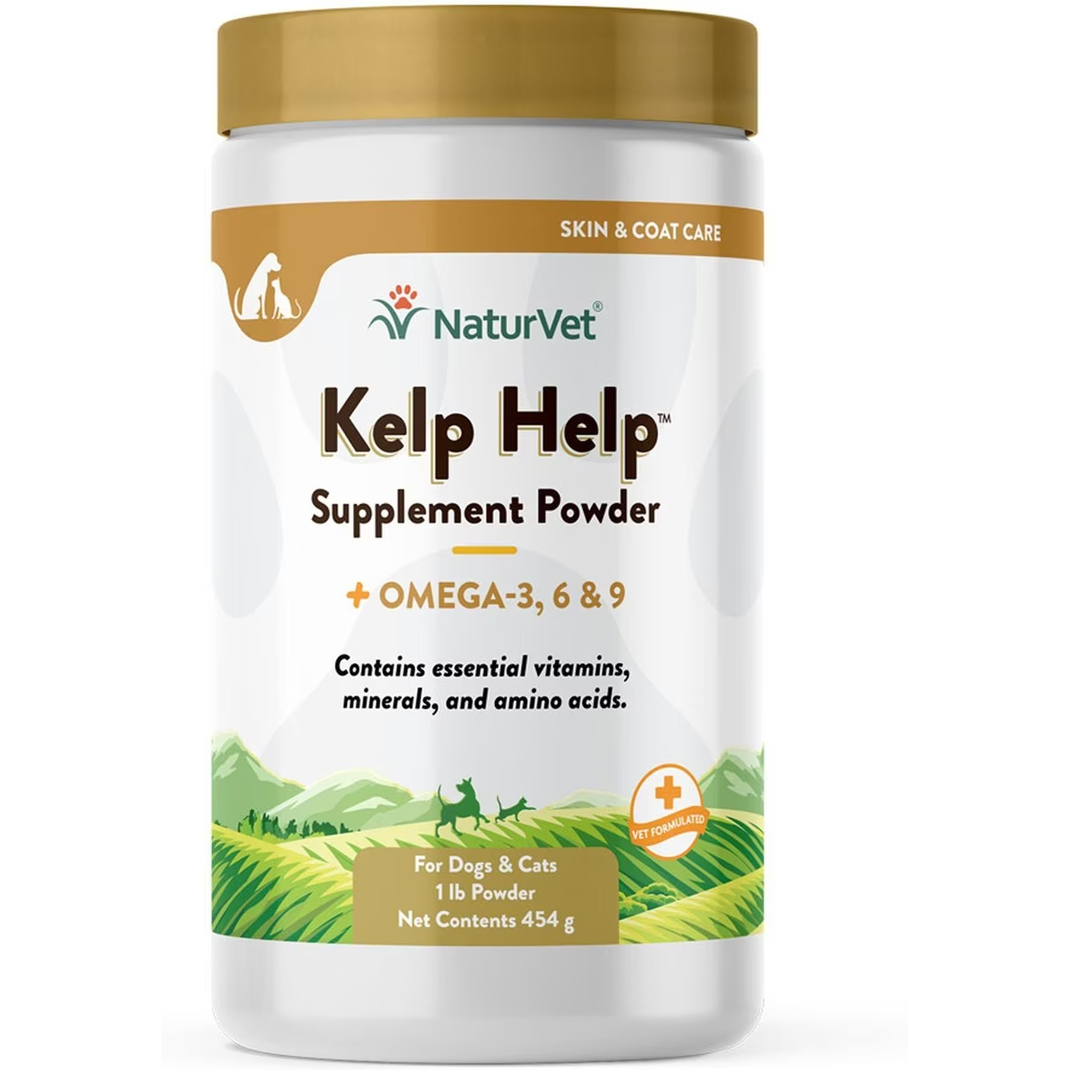 NaturVet Kelp Help Plus Omegas Supplement 