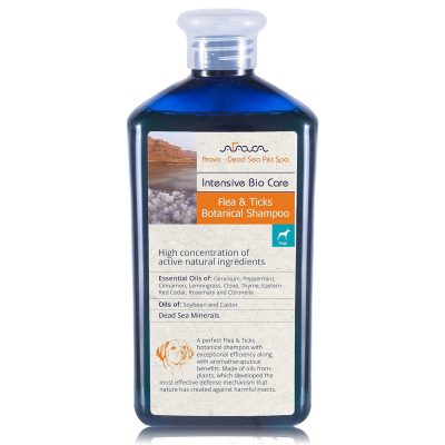 Arava Dead Sea Pet Spa Flea & Ticks Botanical Adult Dog Shampoo