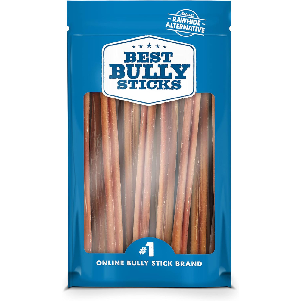Best Bully Sticks 12 Inch All-Natural Odor Free Bully Sticks for Dogs