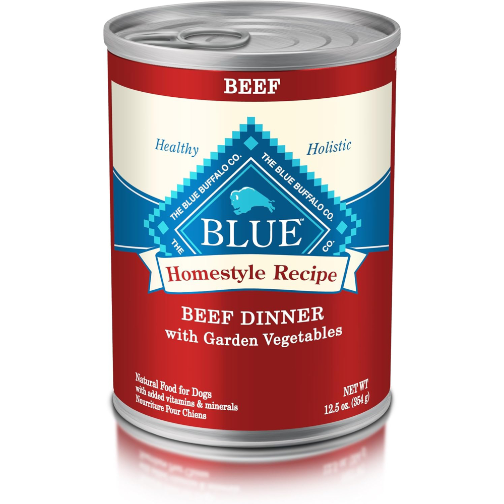 Blue Buffalo Homestyle Recipe Natural Beef Adult Wet Dog Food 