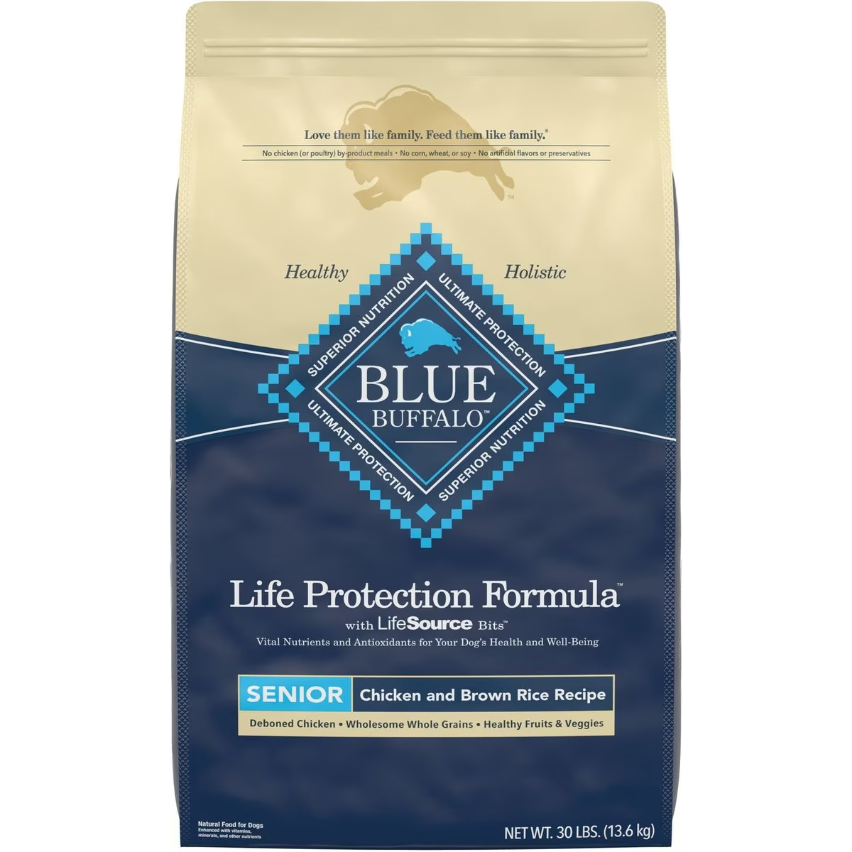 Blue Buffalo Life Protection Chicken & Rice Senior Dry Dog Food