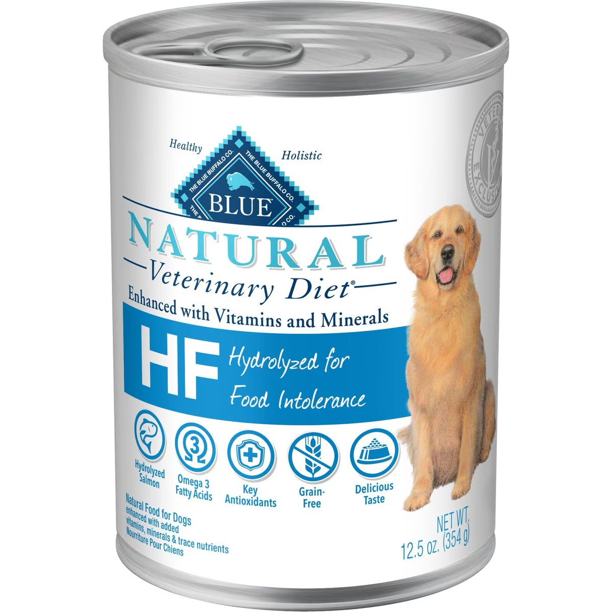 Blue Buffalo Natural Veterinary Diet HF Hydrolyzed for Food Intolerance Grain