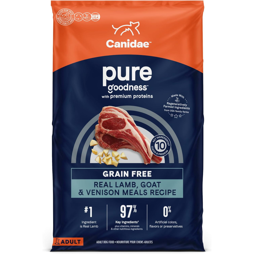 Canidae Pure Real Lamb, Goat & Venison Meals Recipe 