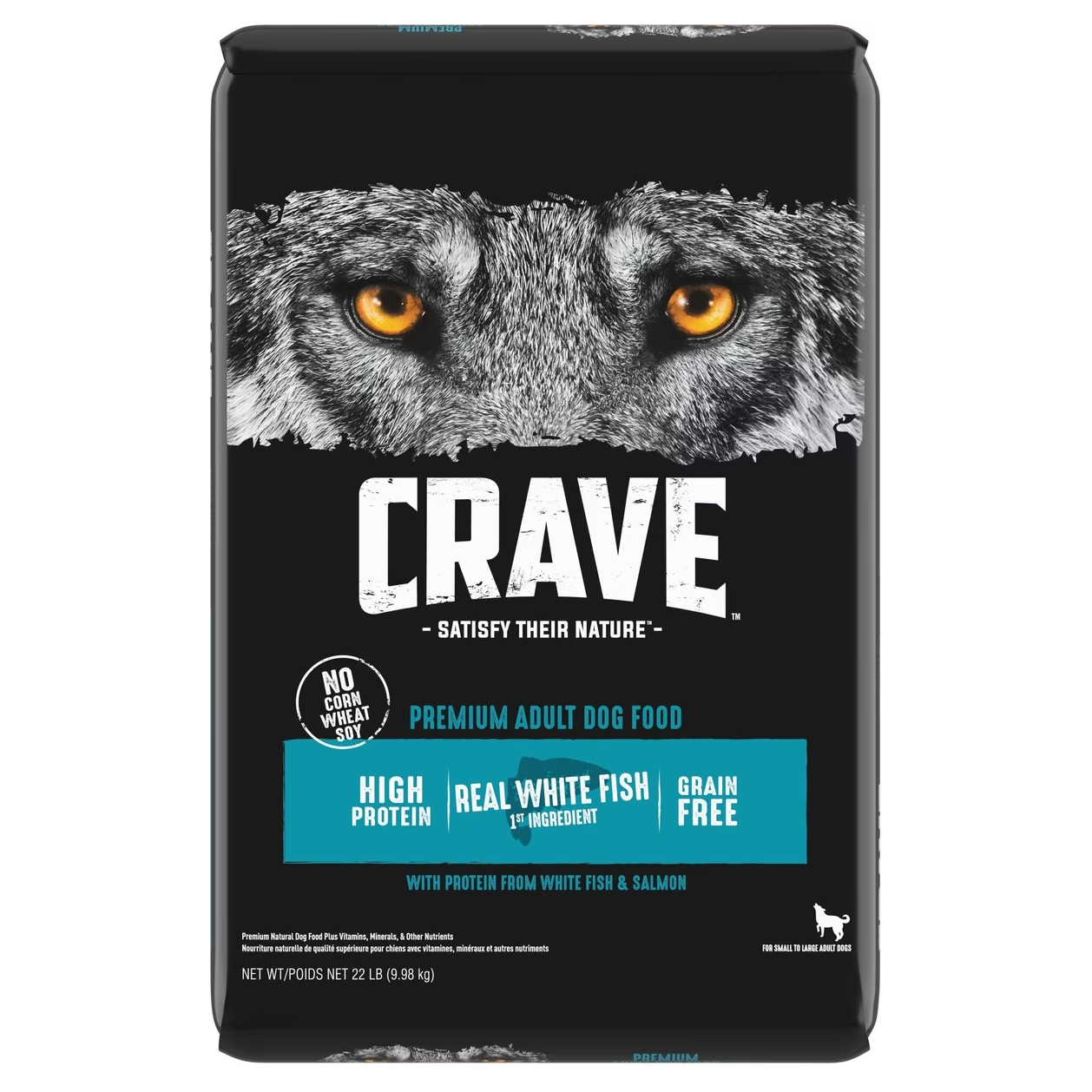 Crave High Protein White Fish and Salmon Dog Food