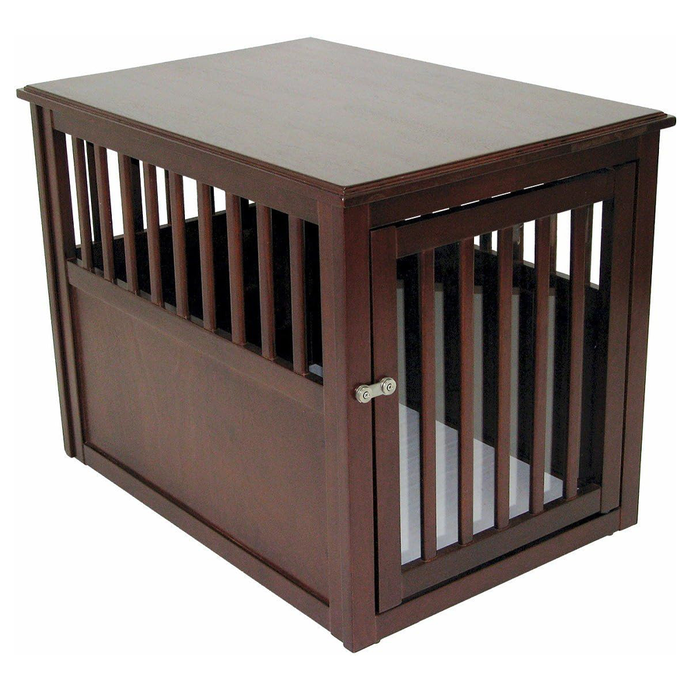 Crown Pet Products Wood Pet Crate End Table
