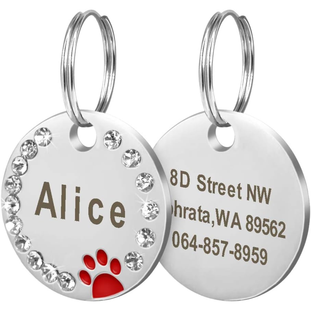 Didog Stainless Steel Custom Engraved Pet ID Tags