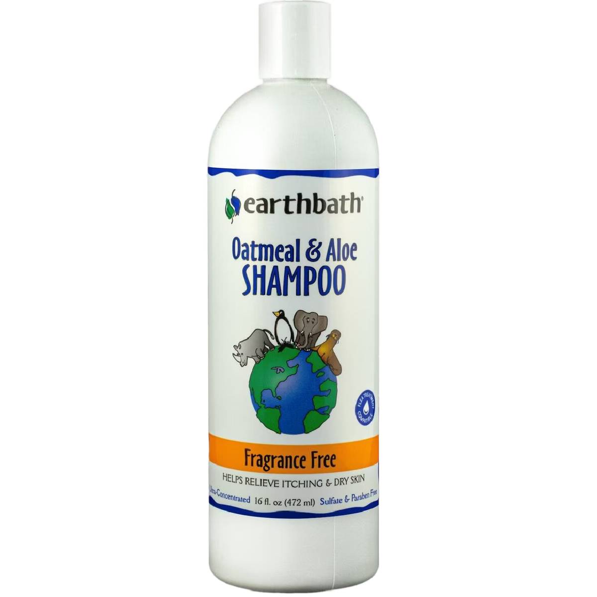 Earthbath Oatmeal & Aloe Fragrance-Free Dog & Cat Shampoo
