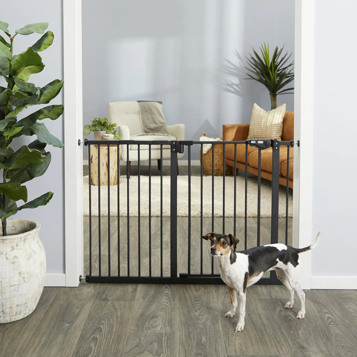 Frisco Extra Wide Auto-Close Dog Gate new