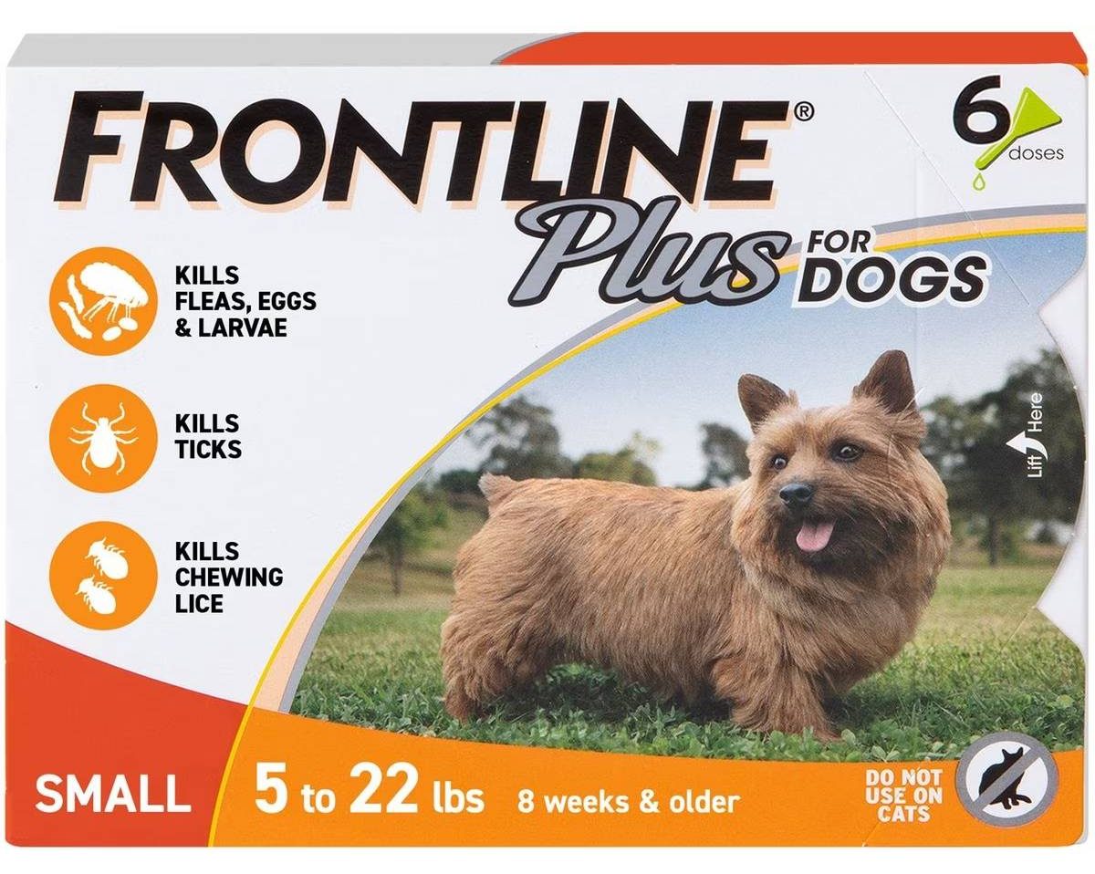 Frontline Plus Flea & Tick Spot Treatment for Small Dogs