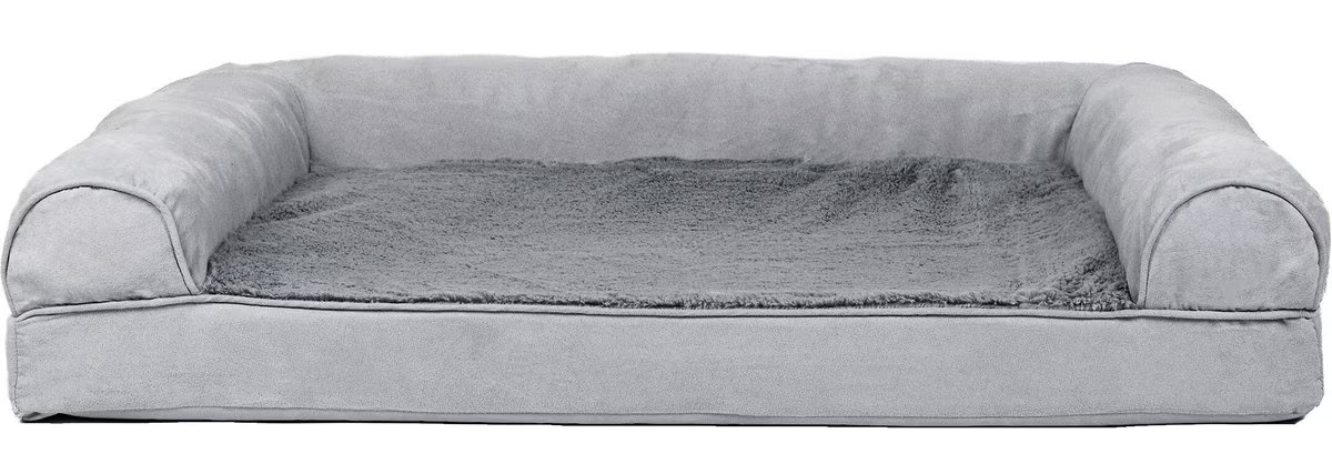 FurHaven Plush & Suede Orthopedic Sofa Cat & Dog Bed