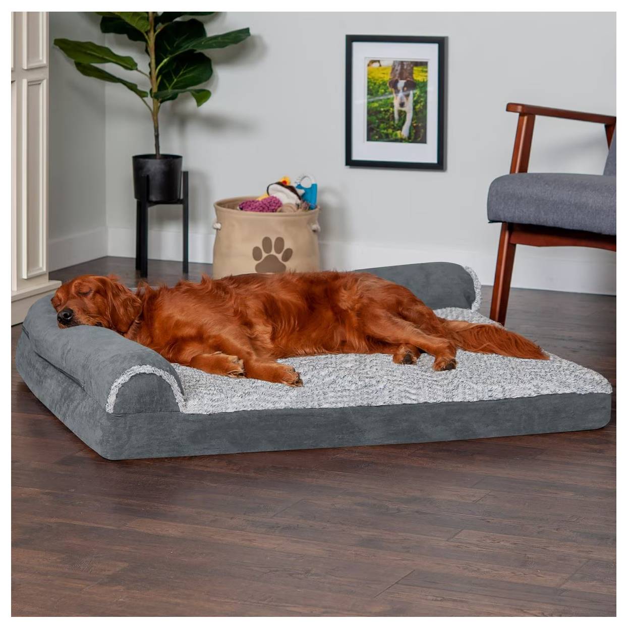 FurHaven Two-Tone Bed
