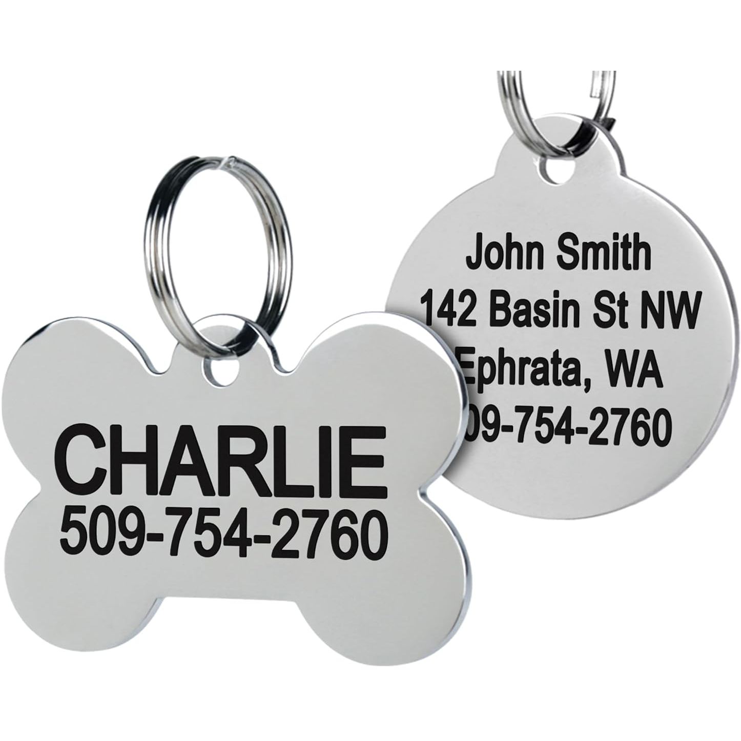 GoTags Stainless Steel Pet ID Tag