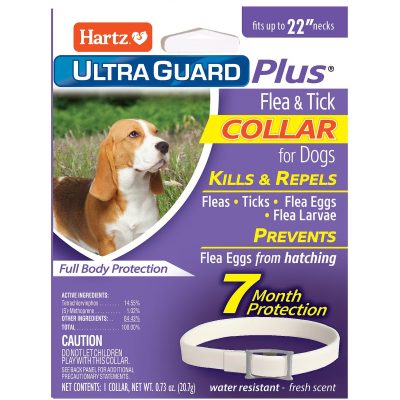 Hartz Ultra Guard Plus Tick and Flea Collar for Dogs