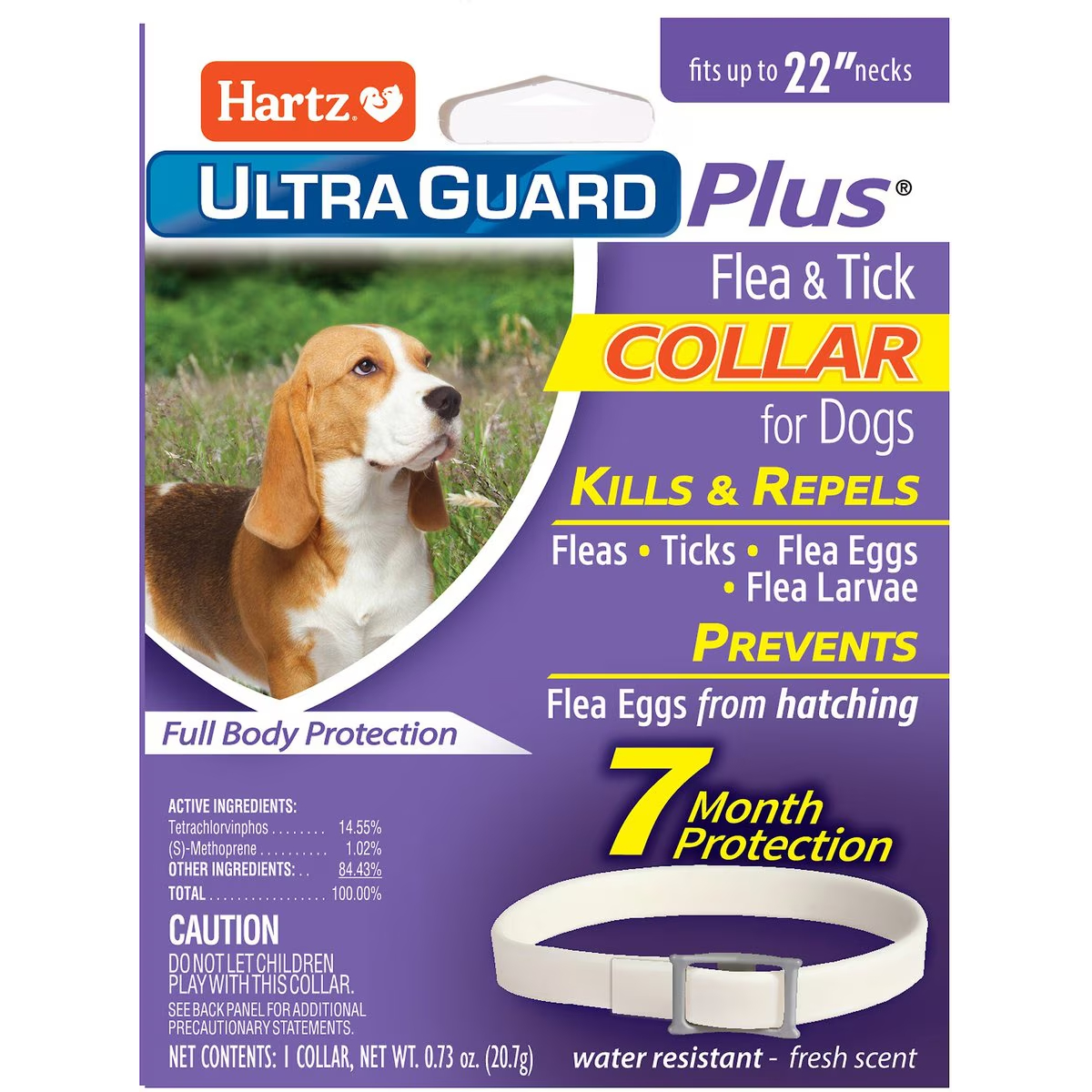 Hartz Ultra Guard Plus Tick and Flea Collar for Dogs