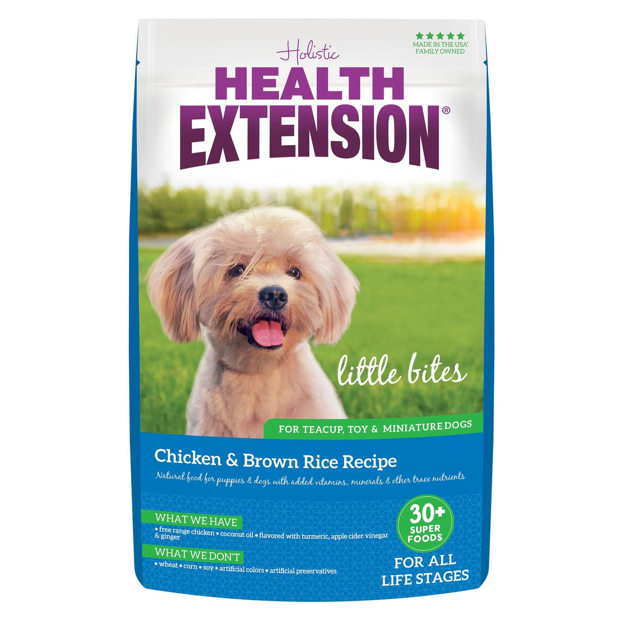 Health Extension Little Bites Chicken & Brown Rice Recipe Dry Dog Food