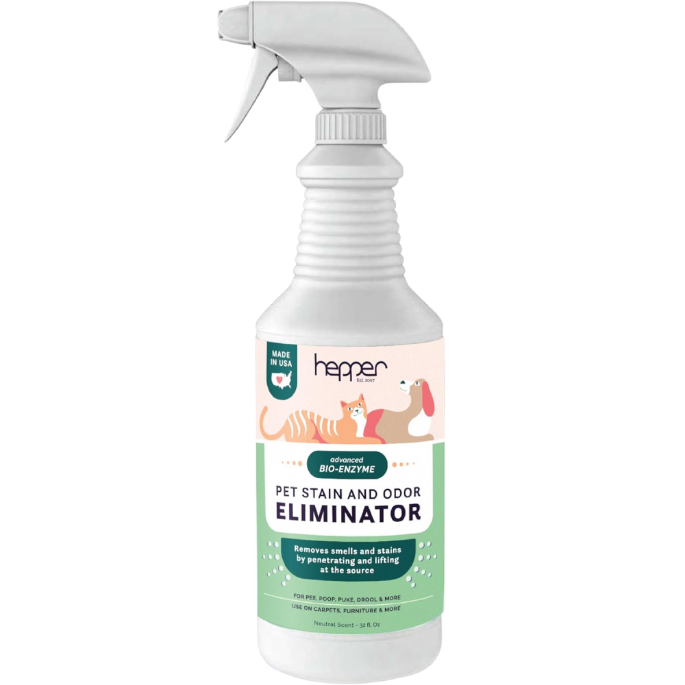 Hepper Advanced Bio-Enzyme Pet Stain & Odor Eliminator Spray
