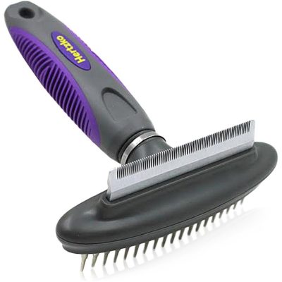 Hertzko 2-in-1 Dog & Cat Grooming Tool