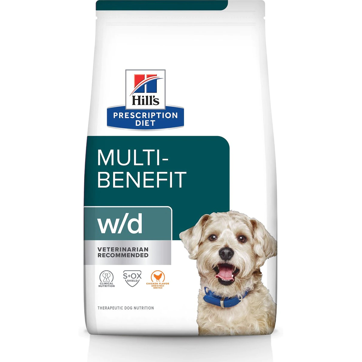 Hill's Prescription Diet w_d Multi-Benefit Chicken Flavor Dry Dog Food