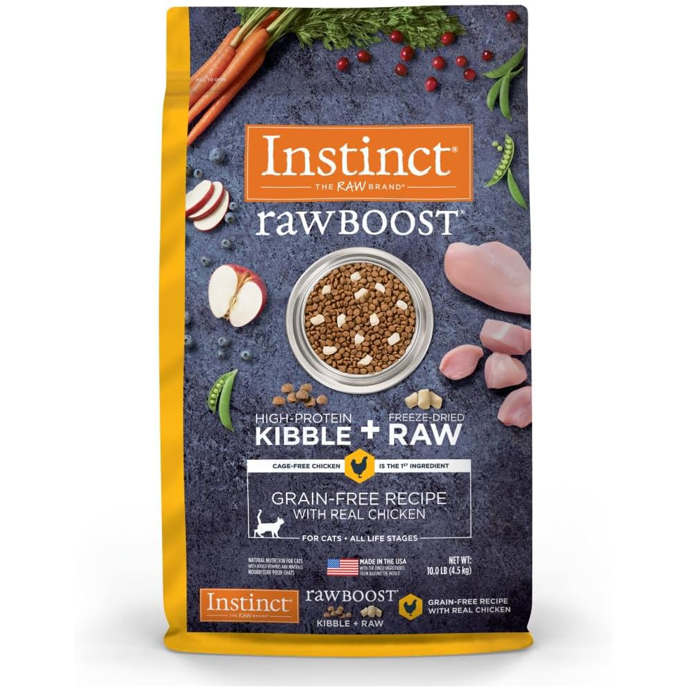 Instinct Raw Boost Grain Free Recipe with Real Chicken Natural Dry Cat Food 