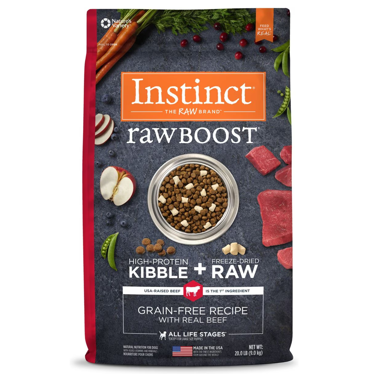 Instinct Raw Boost Large Breed Puppy Grain-Free Dog Food