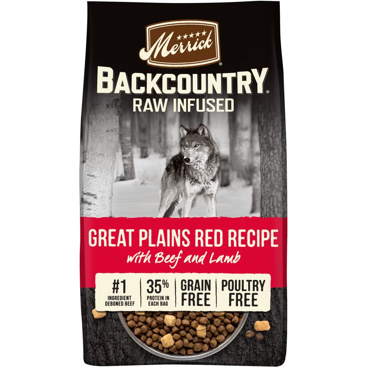 Merrick Backcountry Freeze-Dried Raw Great Plains Red Recipe