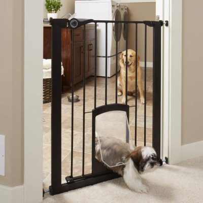 MyPet Tall Petgate Passage Gate with Small Pet Door