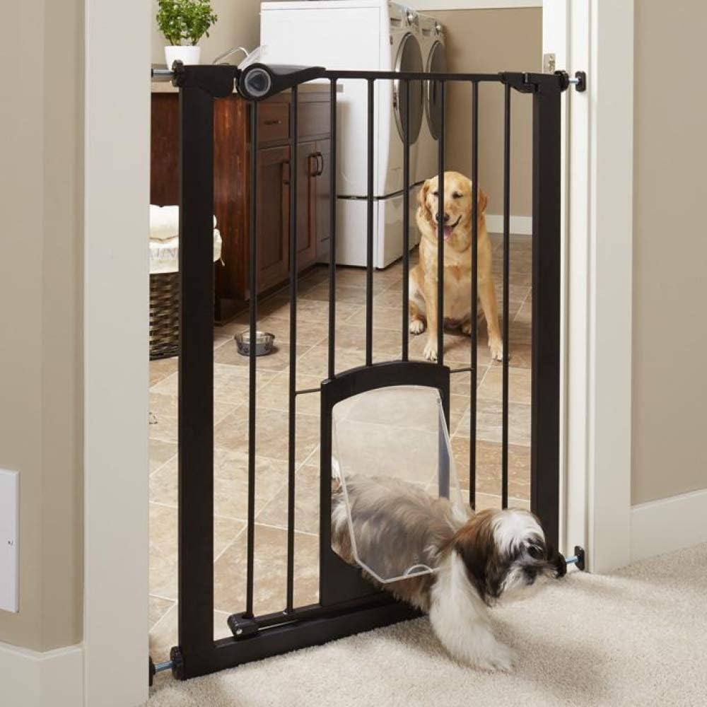 MyPet Tall Petgate Passage Gate with Small Dog Door