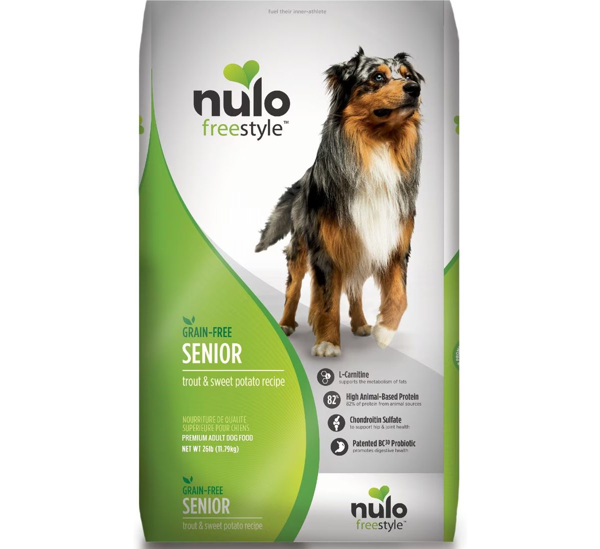 Nulo Freestyle Trout & Sweet Potato Senior Dog Food