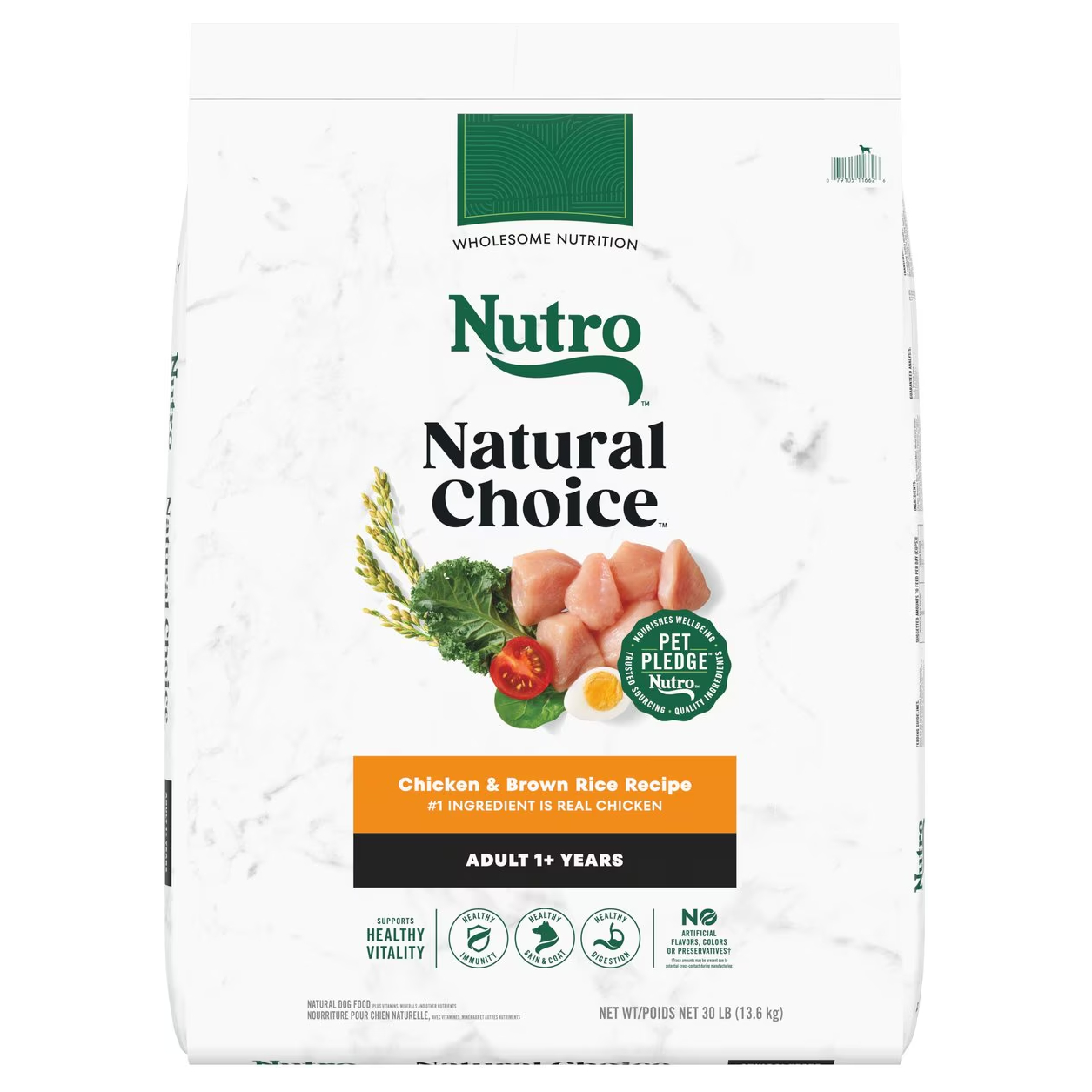 Nutro Natural Adult Chicken and Brown Rice Dog Food