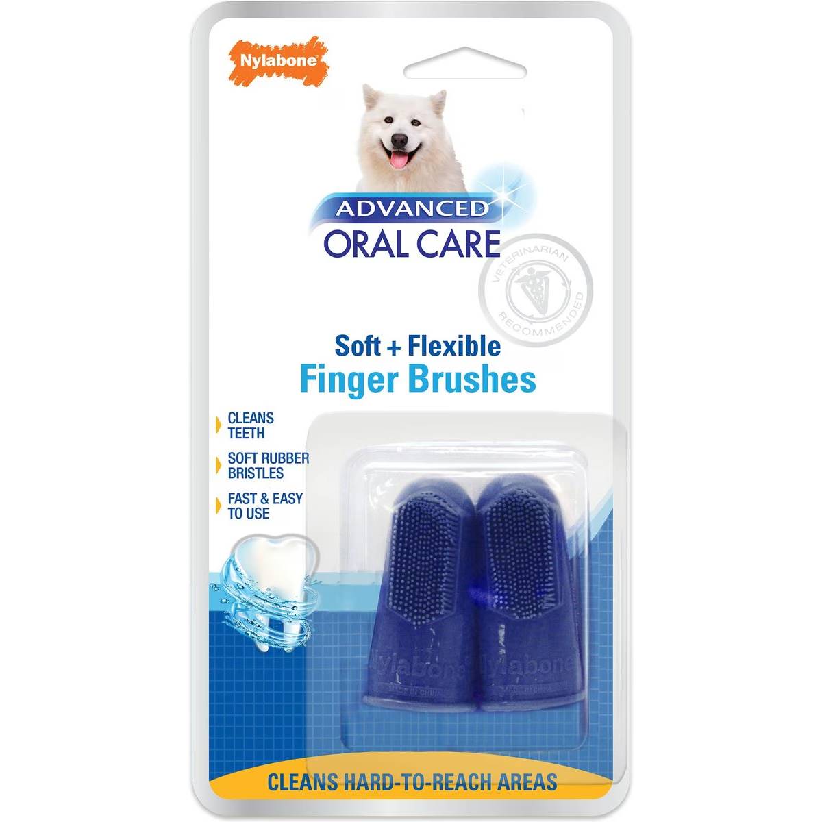 Nylabone Advanced Oral Care Dog Finger Brush