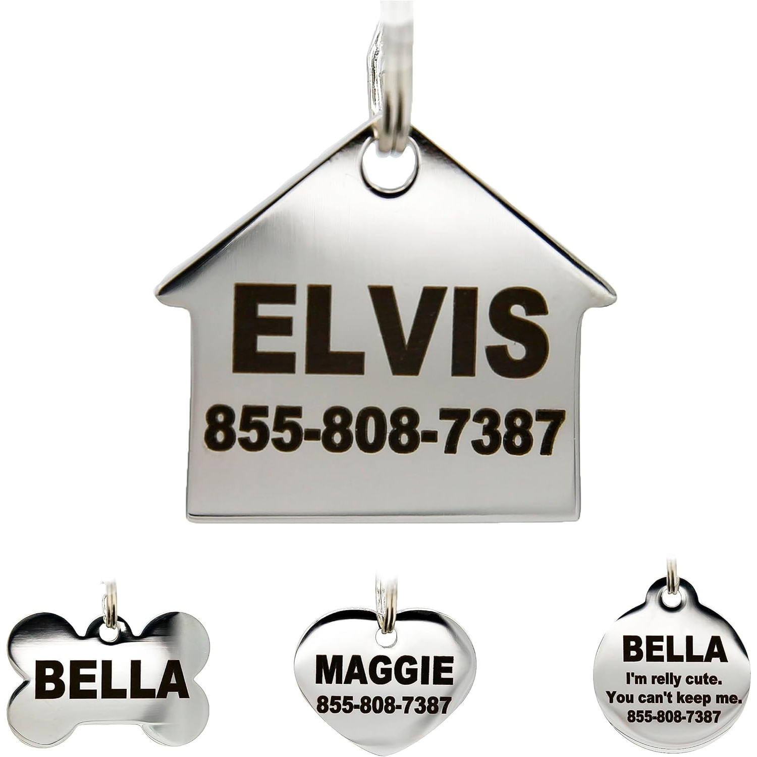 PetANTastic Stainless Steel Pet ID Tags